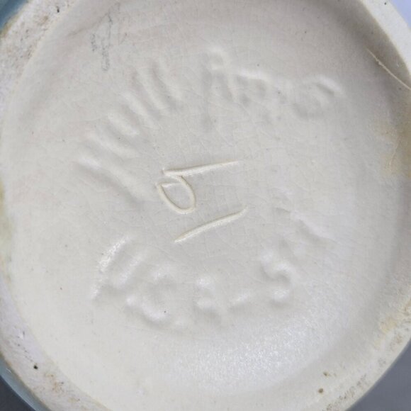 Vintage Hull Pottery Magnolia Matte Ewer Pink Yellow Blue Green Collectible - Picture 13 of 15